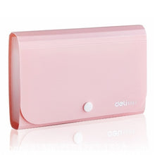 Load image into Gallery viewer, Plastic Candy Color A6 File Folder Small Document Bags Expanding Wallet Bill Folders for Documents Fichario Escolar