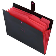 Load image into Gallery viewer, High Quality Plastic Expanding File Folders Accordion Document Bag Organizer 5-Pocket A4 Letter Size For School Office Supplies
