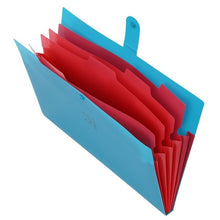 Load image into Gallery viewer, High Quality Plastic Expanding File Folders Accordion Document Bag Organizer 5-Pocket A4 Letter Size For School Office Supplies