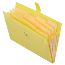 Load image into Gallery viewer, High Quality Plastic Expanding File Folders Accordion Document Bag Organizer 5-Pocket A4 Letter Size For School Office Supplies