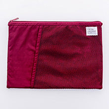 Load image into Gallery viewer, A4 Grid Document Bag Multi-function Fabric File Folder Holder Storage for Paper Bill Stationery Package Pouch School Office