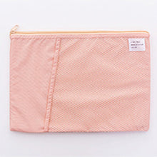 Load image into Gallery viewer, A4 Grid Document Bag Multi-function Fabric File Folder Holder Storage for Paper Bill Stationery Package Pouch School Office